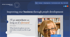Desktop Screenshot of ethical-management-consulting.co.uk
